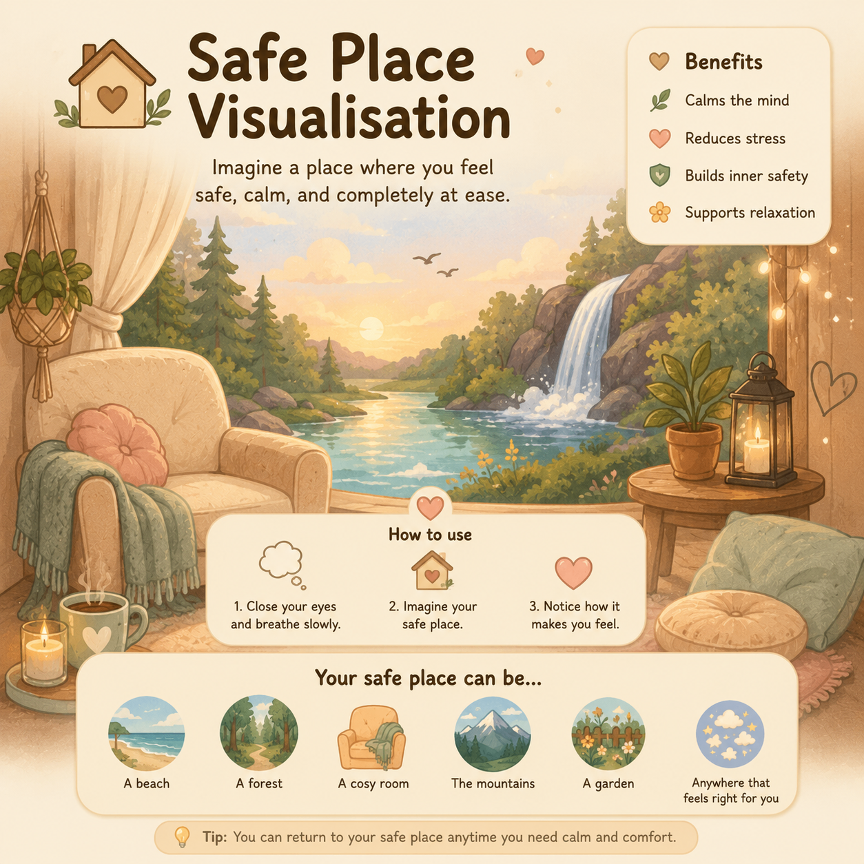 Safe Place Visualisation cover illustration