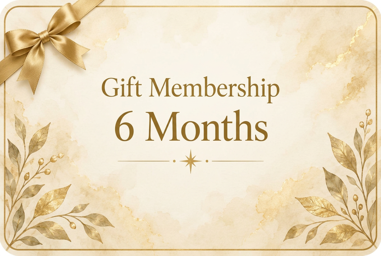 6-month gift card